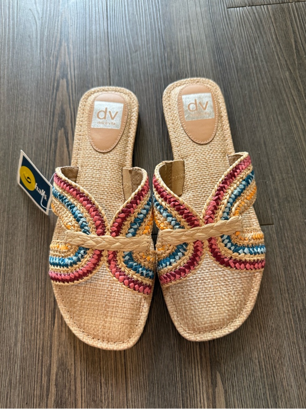 Dolce Vita Geeya Woven Slide Sandals